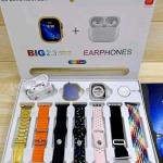 i20 Ultra Max Suit 10 in 1 Smartwatch With Airpods 2 gen