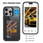 Custom Smart E-Ink Display Case with NFC – Personalized Image Display Photo Cover Compatible with iPhone Models