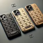 iPhone Luxury Brand Pattern CC PU Leather Case Cover