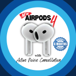 Pods 4 with Active Noise Cancellation: 30-Hour Battery, USB-C & Wireless Charging – Perfect Fit for Apple & Android