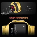 Premium 24K Ultra Watch Gold Edition | Full HD Display | Bluetooth Calling | Wireless Charging | Unlimited Watch Faces | Multiple Sports Mode