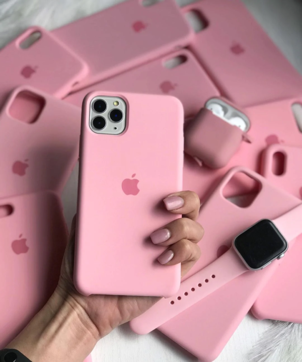 Liquid Silicone Phone Case All Inclusive For Apple 13promax Protective Case iPhone12 Drop resistant 11promax Candy Pink iPhone 6 6S ReMobiler