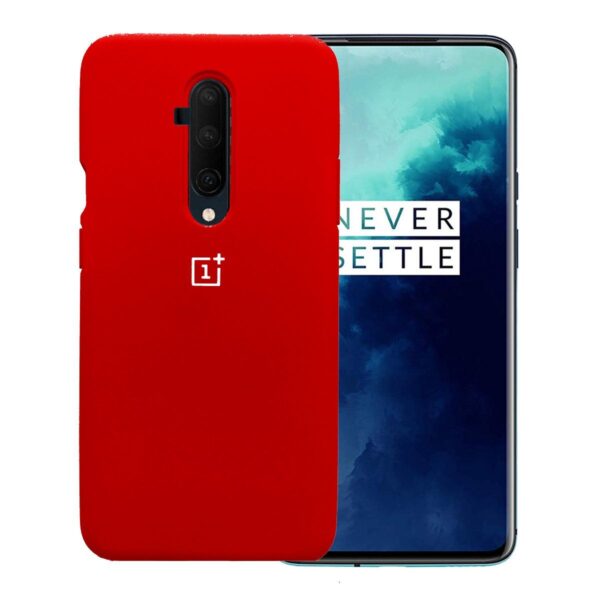 TDG Oneplus 7T Pro Back Cover Silicone Protective Case Red ReMobiler